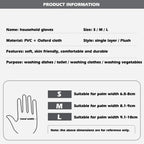 Long-Sleeve Dishwashing Gloves