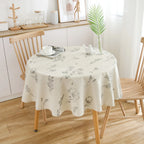 Botanical Print Round Tablecloth