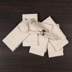 Hemstitched Linen Napkins, Set of 6