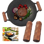 Wooden Pan Handle Grips, Set of 2