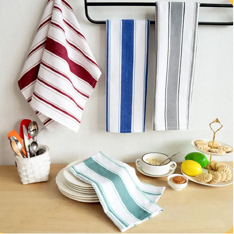 Striped Cotton Tea Towel