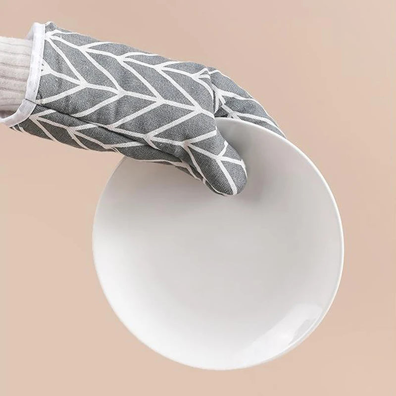 Cotton Linen Baking Gloves