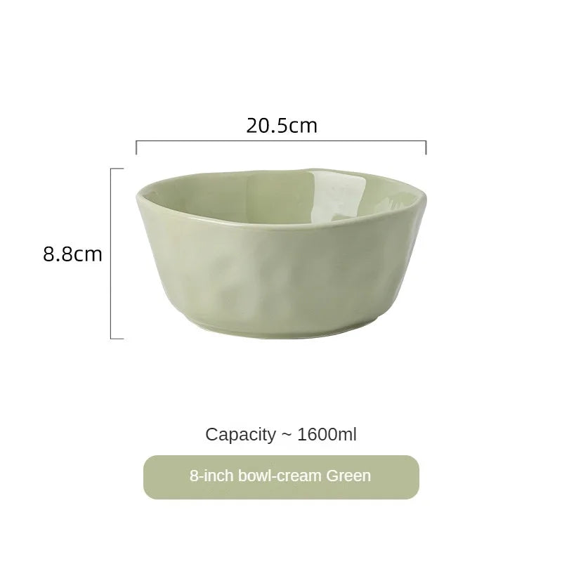 Nordic Ceramic Bowl & Dish Set