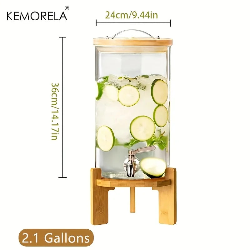 Glass Beverage Dispenser
