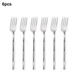 Bamboo-Handle Stainless Steel Cutlery