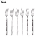 Bamboo-Handle Stainless Steel Cutlery