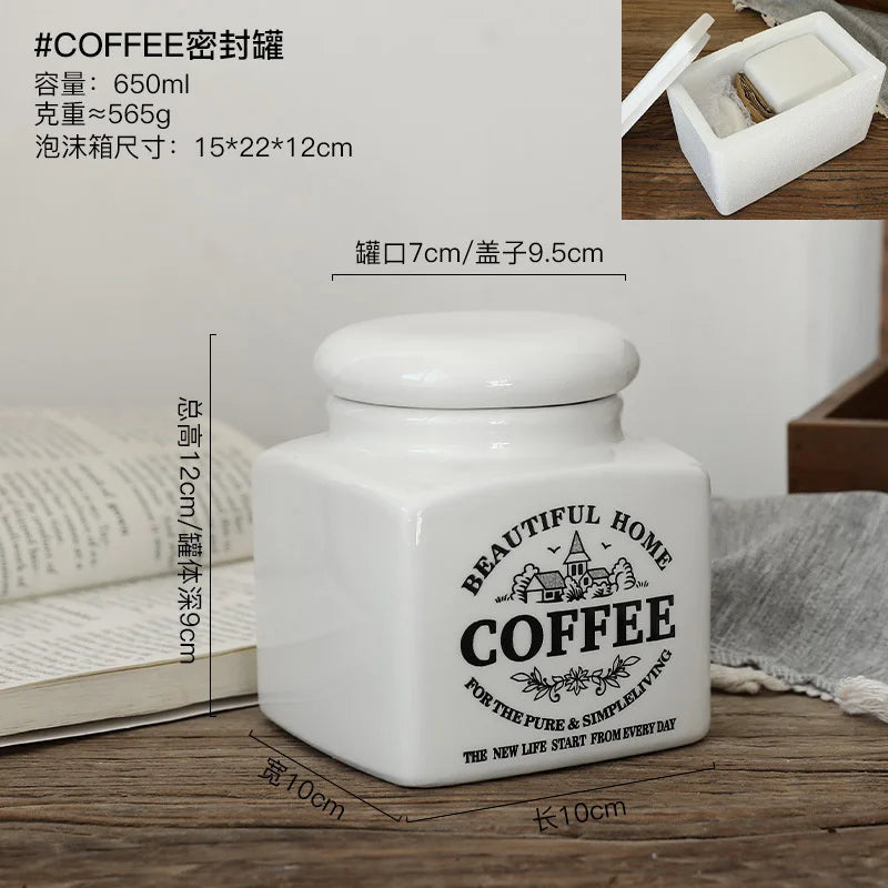 Airtight Ceramic Storage Canister