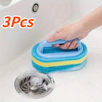 Sponge Scrub Brush with Handle