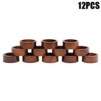 Wooden Napkin Rings, Set of 12
