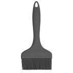 Wide grey silicone basting brush