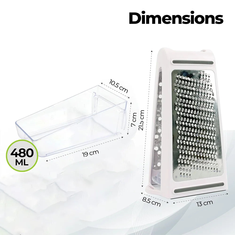 Box Grater with Container