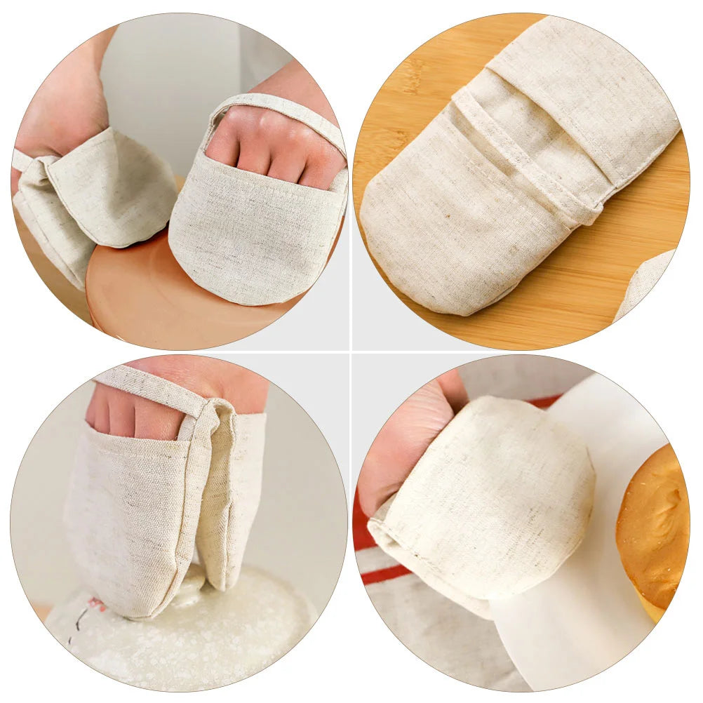 Cotton Linen Oven Mitts