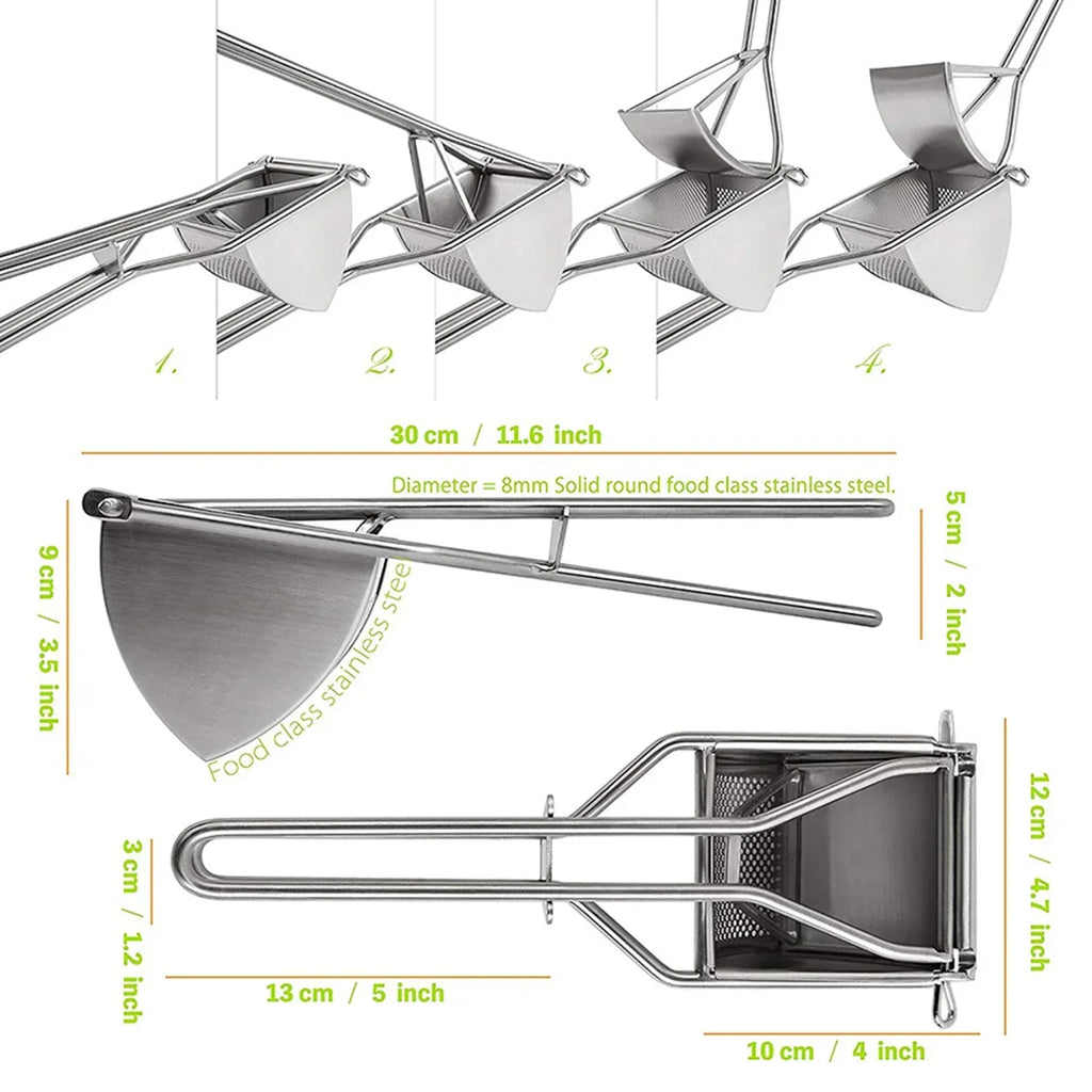 Stainless Steel Potato Ricer