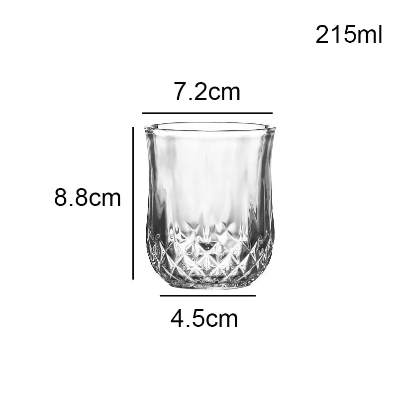 Faceted Wine Glasses