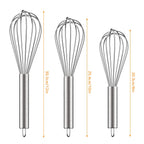 Stainless Steel Whisk Set