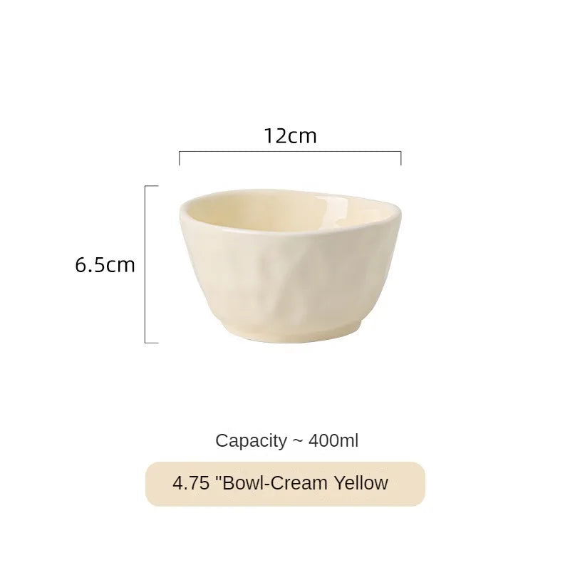 Nordic Ceramic Bowl & Dish Set