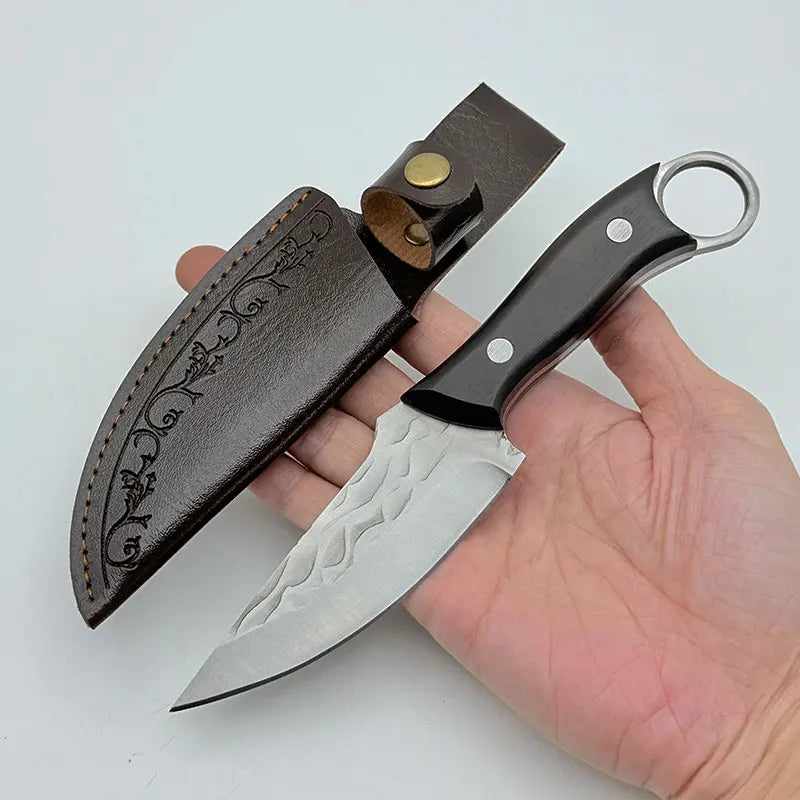 Hammered Paring Knife with Sheath