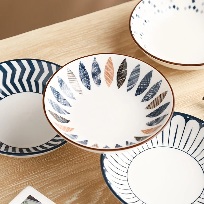 Minimalist Ceramic Side Plates, Set of 4