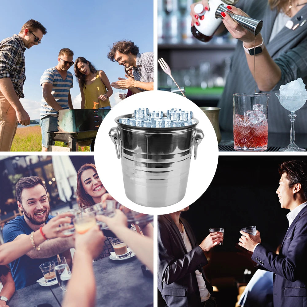 Stainless Steel Ice Bucket, 5L