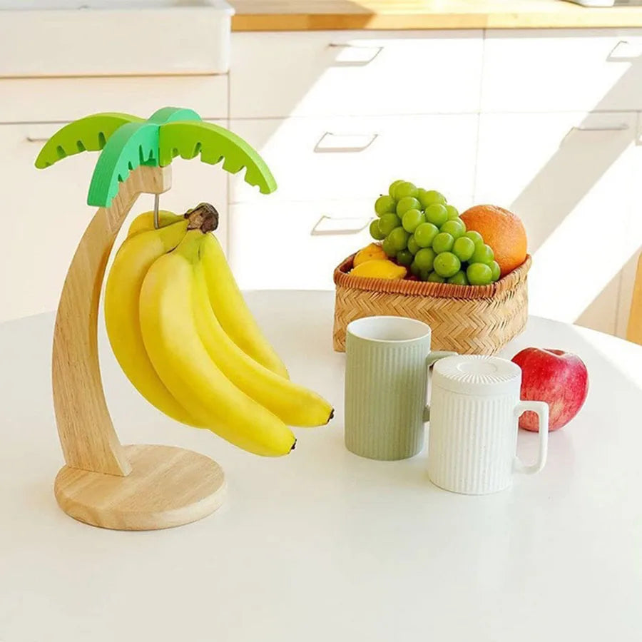 Hanging Wooden Banana Rack