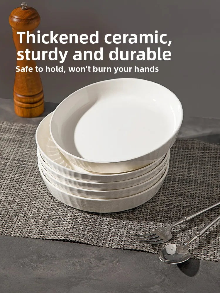Deep Ceramic Dinner Plates