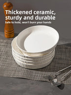 Deep Ceramic Dinner Plates