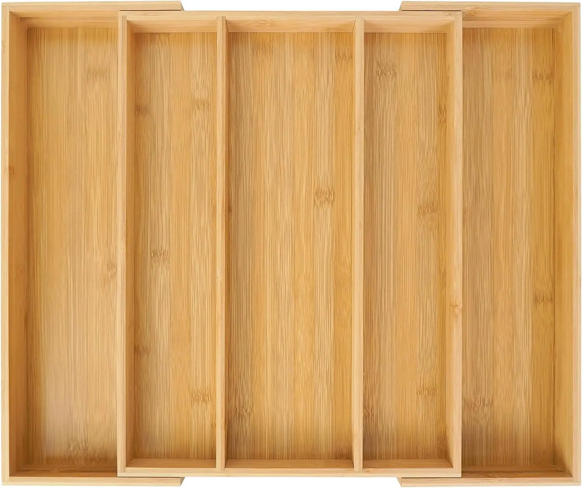 Expandable Bamboo Drawer Organiser