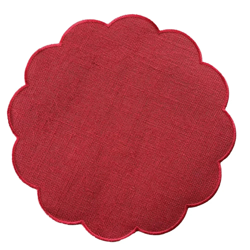 Round Linen Placemats
