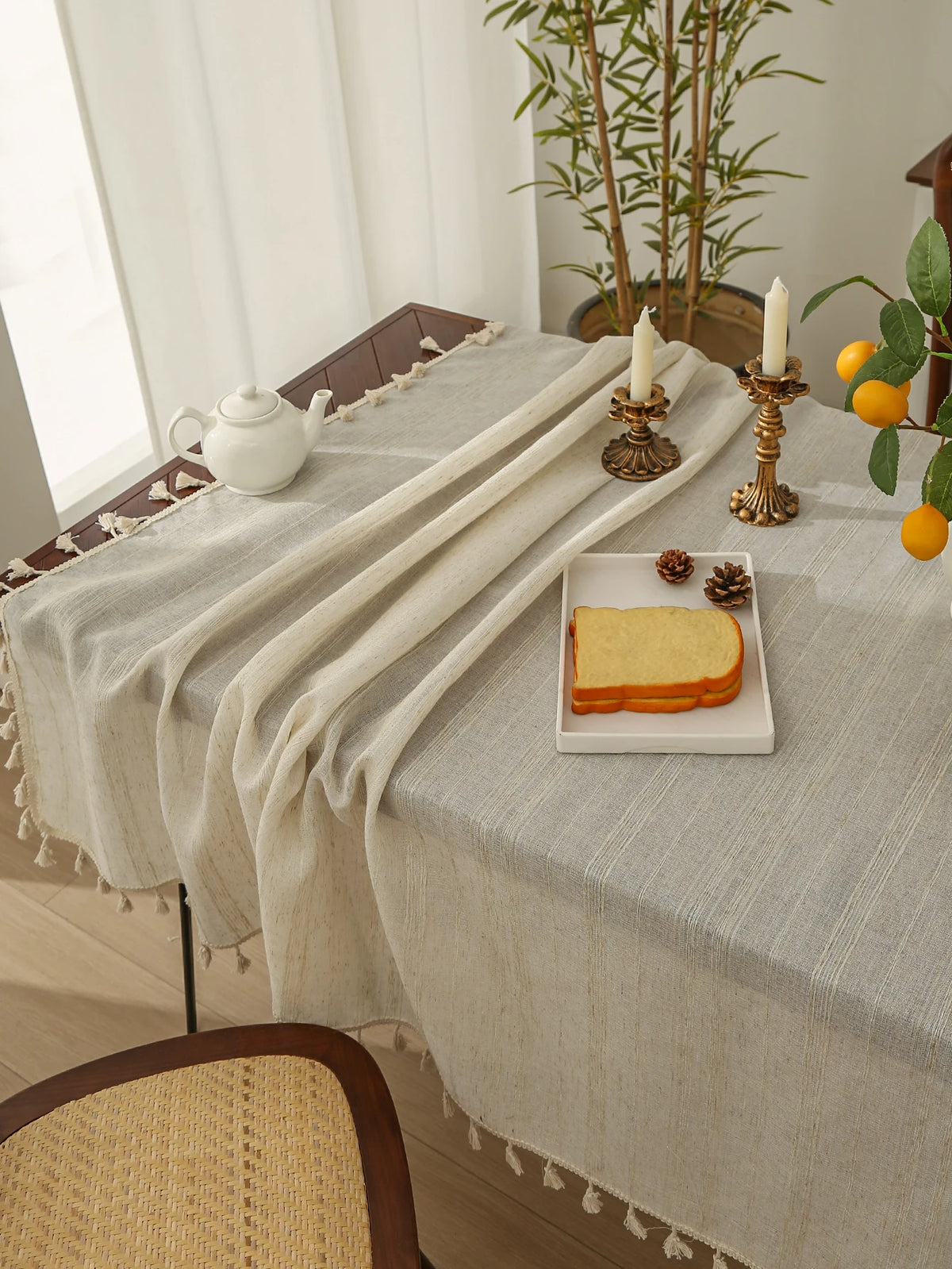 Tassel Edge Tablecloth