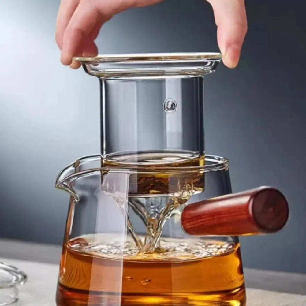 Glass Teapot with Tea Strainer