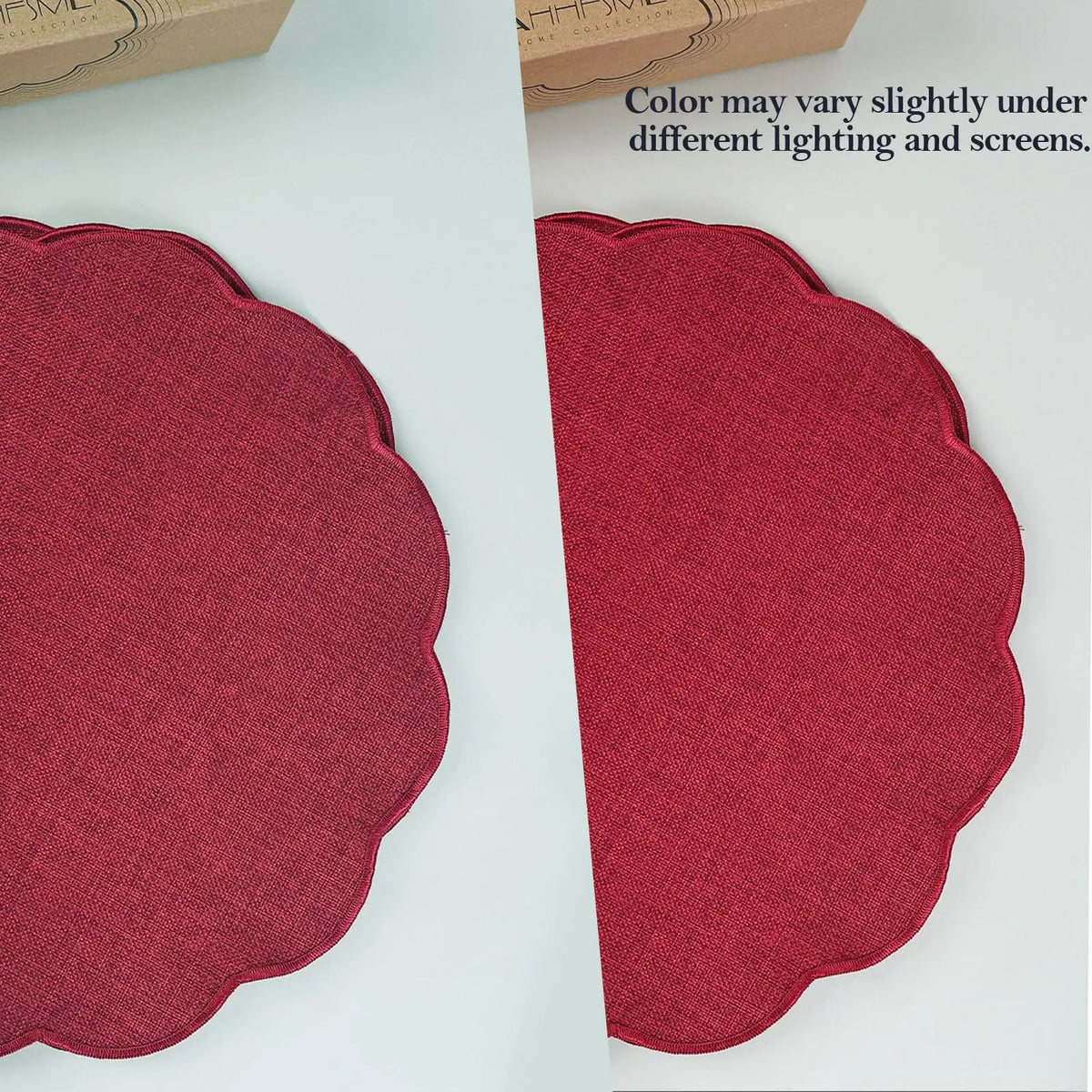 Round Linen Placemats