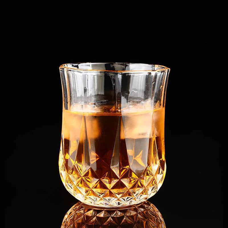 Faceted Wine Glasses