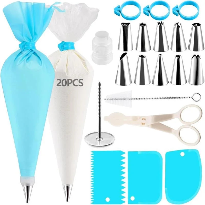 Piping Bags and Nozzles Set