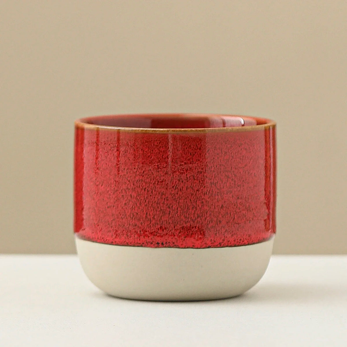 Handleless Ceramic Coffee Cup
