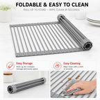 Roll-Up Over-Sink Drying Rack