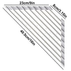 Corner Roll-Up Sink Rack