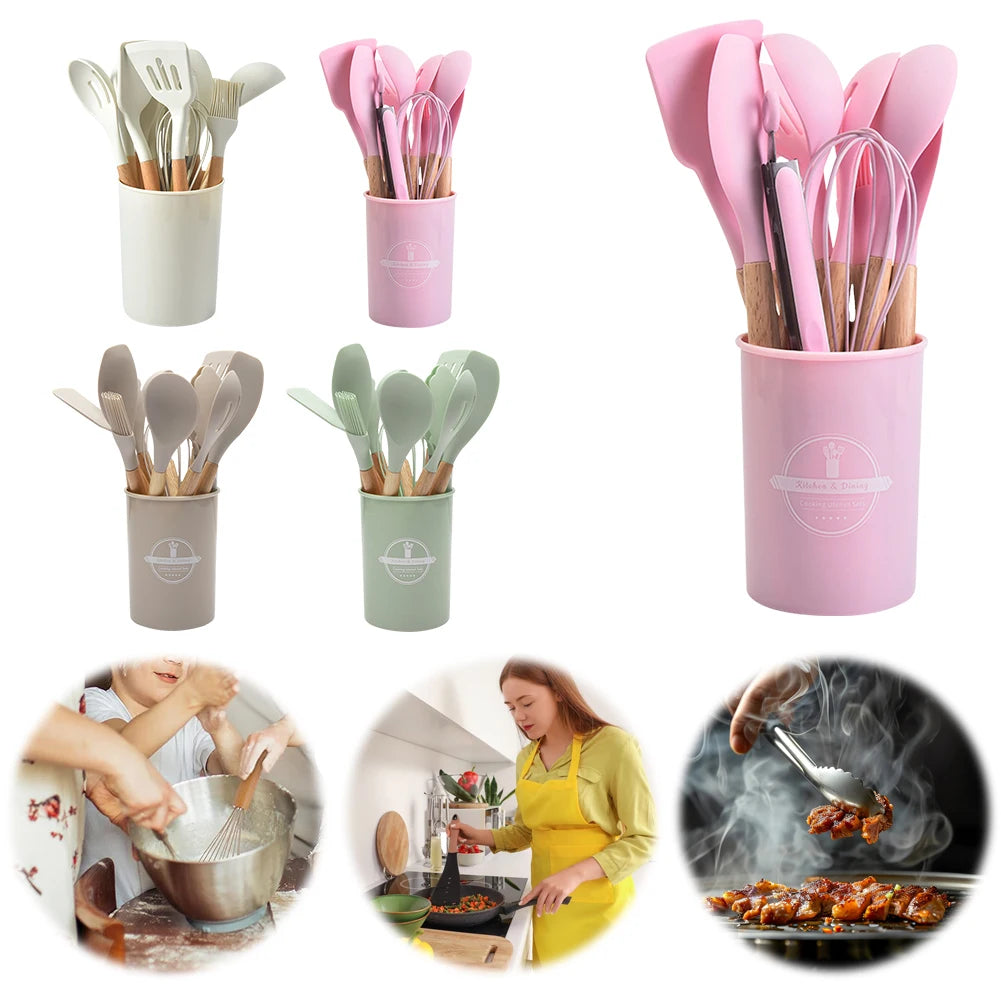 12-Piece Utensil Set with Holder