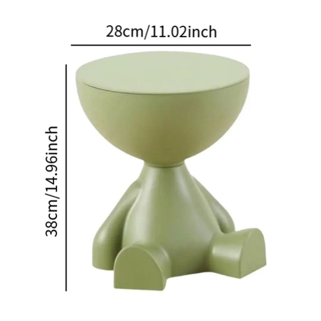 Table d'appoint Ours de dessin animé | Table basse créative moderne
