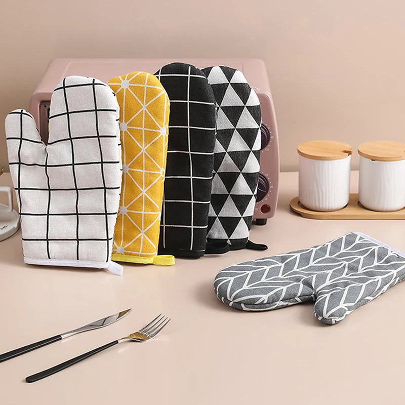 Cotton Linen Baking Gloves