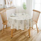 Botanical Print Round Tablecloth