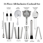 Boston Cocktail Shaker Bar Set