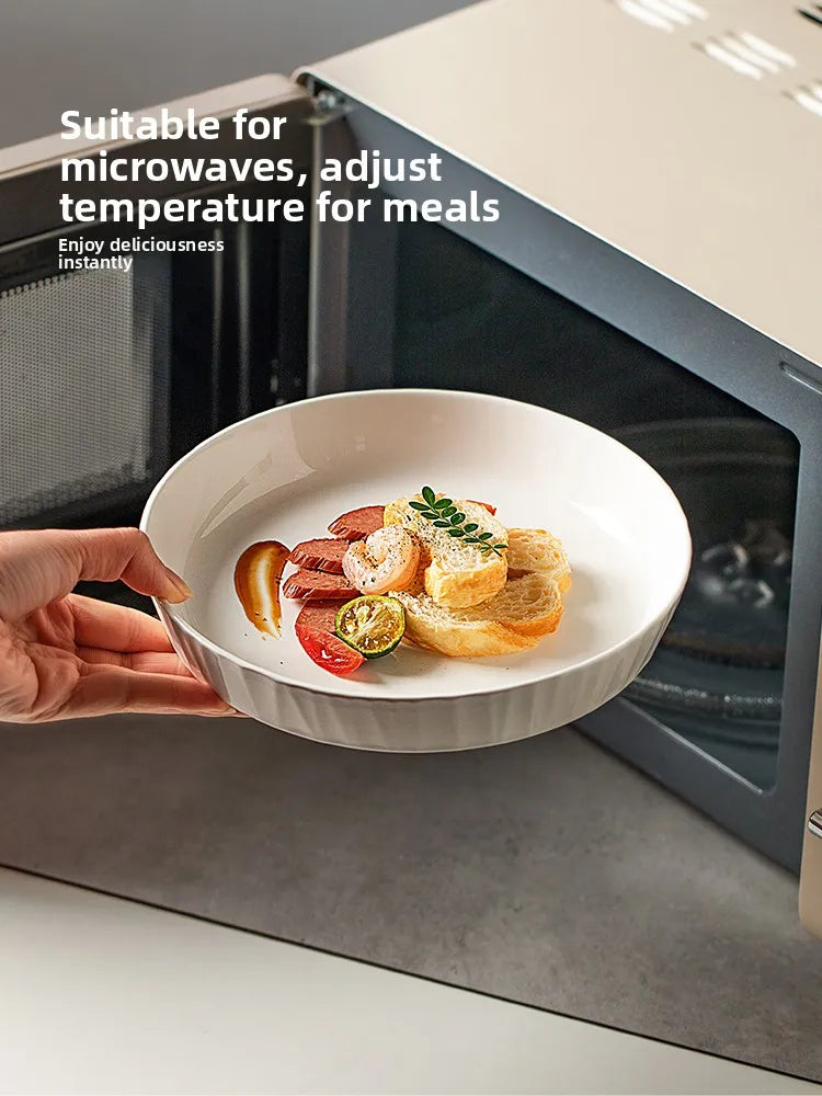 Deep Ceramic Dinner Plates
