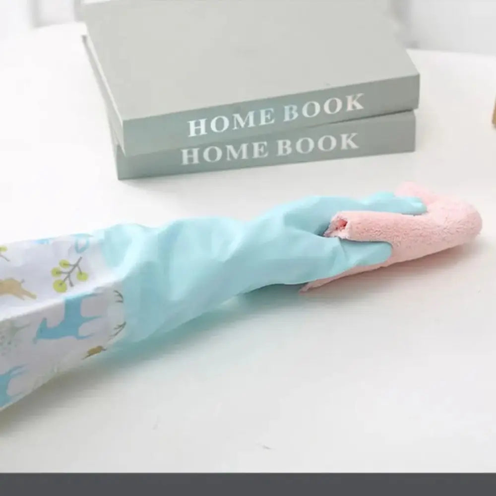 Long-Sleeve Dishwashing Gloves