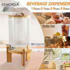 Glass Beverage Dispenser
