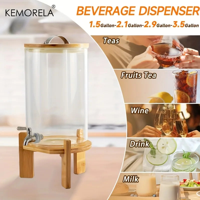 Glass Beverage Dispenser