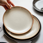 Kiln-Glazed Ceramic Dinner Plate