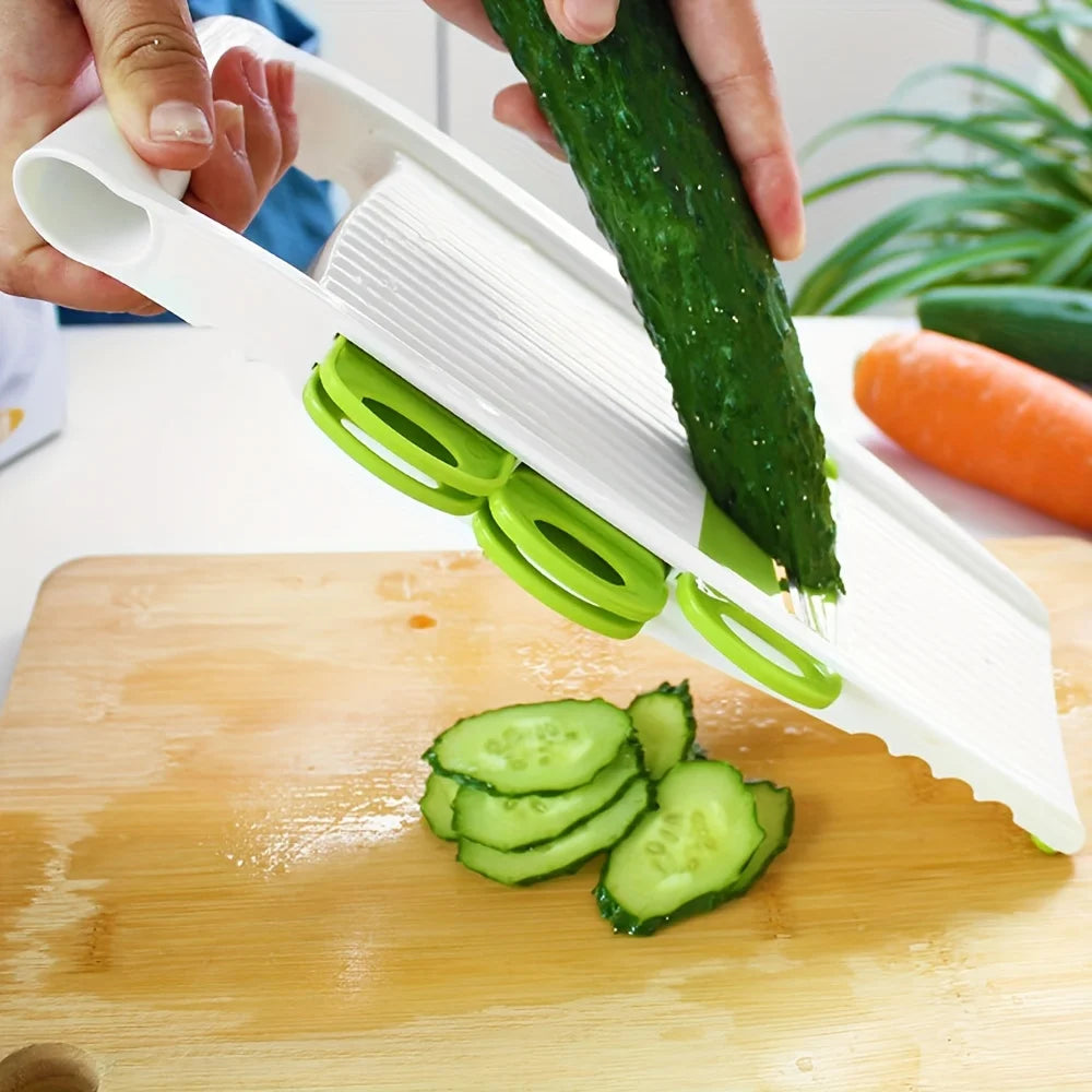 Mandoline Slicer with Five Blades