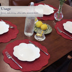 Round Linen Placemats