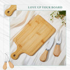 Bamboo Charcuterie Board Set
