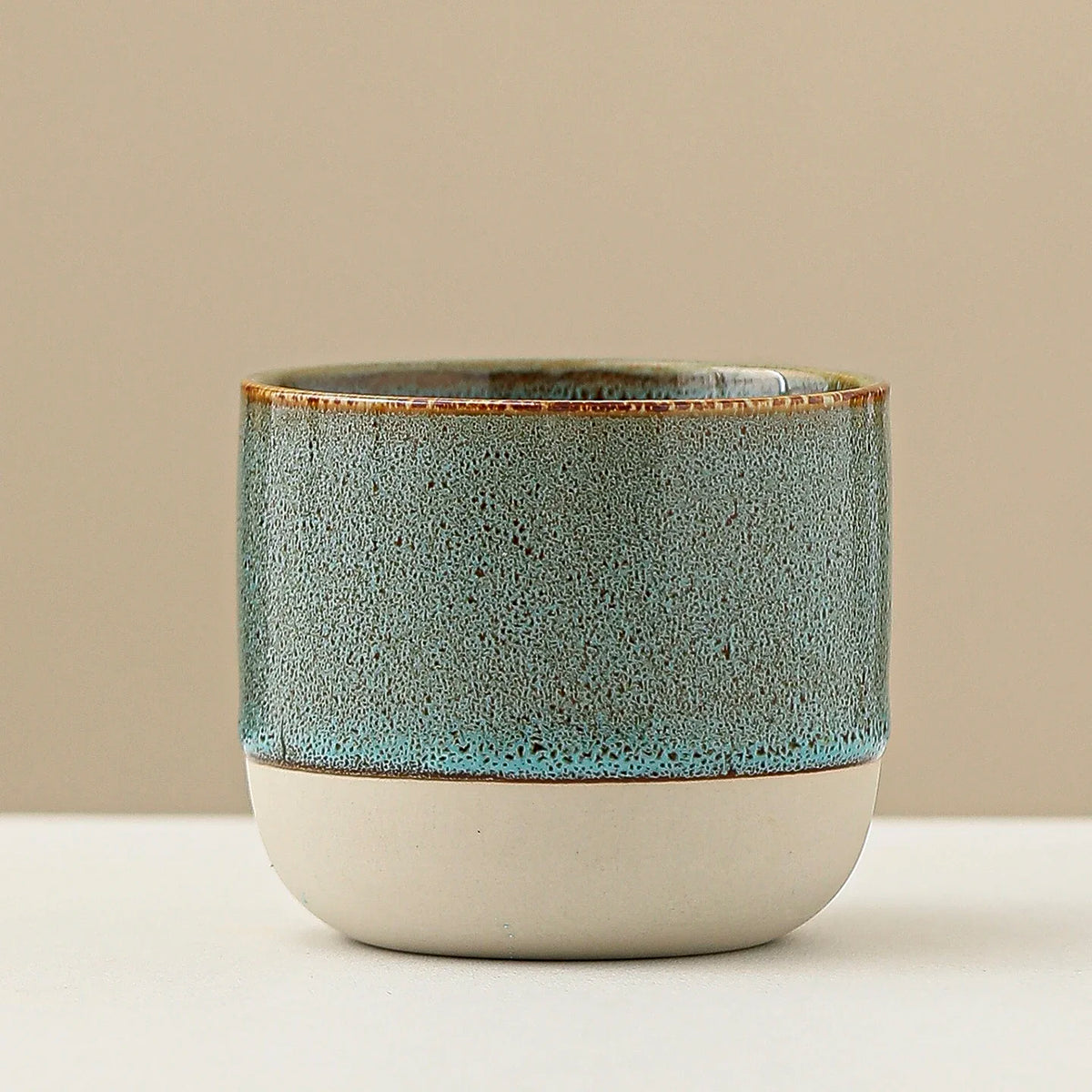 Handleless Ceramic Coffee Cup